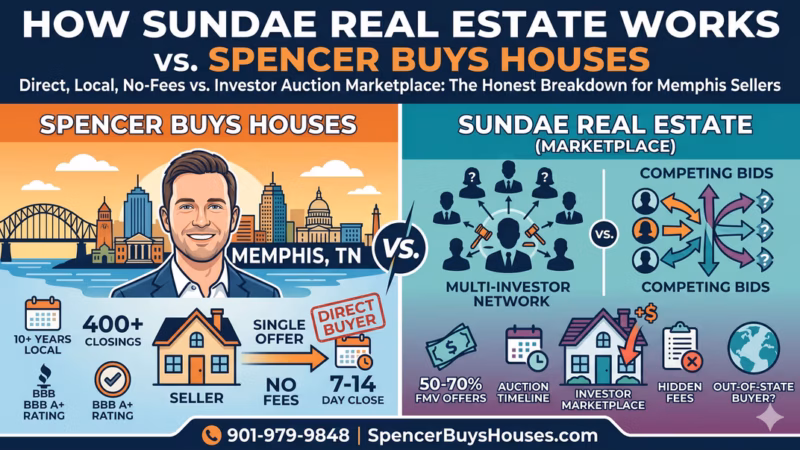 Spencer Buys Houses vs Sundae Real Estate — Which Is Better for Memphis Sellers?